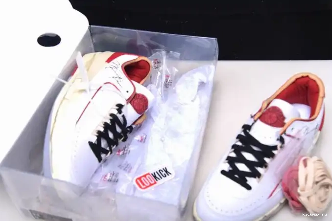 Rep Jordan Low SP Retro DJ4375-106 Red 2 White Off-White 0605